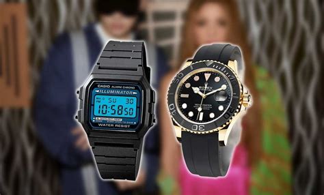 rolex con un casio|rolex vs casio diferencia.